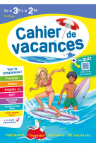 Cahier de vacances 2024, de la 3e vers la 2de