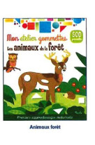 Les animaux de la forêt - mon atelier gommettes