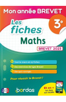 Les fiches maths 3e ed 2023