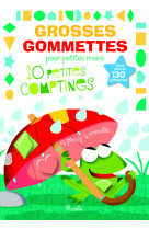 Comptines il pleut, il mouille - grosses gommettes 