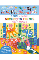 Mes tout premiers autocollants - 1000 premières gommettes formes bébés animaux