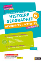 Itinéraires à la carte 6e histoire géographie - ressources et activités - fichier à photocopier 2021