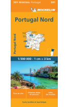 Carte régionale portugal nord