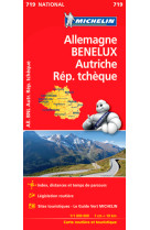 Carte nationale allemagne, benelux, autriche, tchéquie / duitsland, benelux, oostenrijk, tsjechië