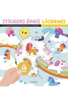 Stickers épais - licornes