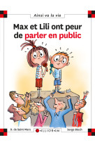 N°117 max et lili ont peur de parler en public