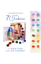 Coffret - harmoniser mes 7 chakras - le bien-être par les pierres