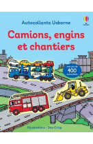 Camions, engins et chantiers - premiers autocollants - volume combiné - dès 3 ans