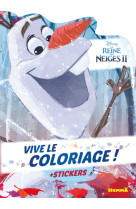 Disney la reine des neiges 2 - vive le coloriage ! (personnage olaf) - + stickers