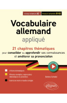 Vocabulaire allemand appliqué de a2 vers b2 (avec fichiers audio)