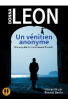 Un vénitien anonyme - une enquête du commissaire brunetti