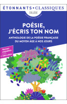 Poésie, j'écris ton nom