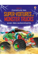 Construis tes super-voitures et monster trucks avec des autocollants - volume combiné - dès 5 ans