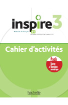 Inspire 3 - pack cahier d'activités + version numérique (b1)