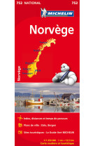 Carte nationale norvege / noorwegen