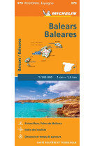 Carte régionale iles baleares