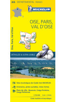 Carte départementale oise, paris, val d'oise