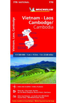 Carte nationale vietnam laos cambodge / vietnam laos cambodia