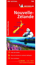 Carte nationale nouvelle-zélande / nieuw-zeeland