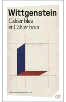 Cahier bleu et cahier brun