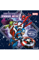 Marvel - mon colo avec stickers métal - des stickers métal en bonus !