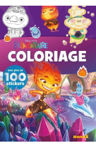 Disney pixar elémentaire - coloriage avec plus de 100 stickers