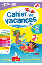 Cahier de vacances 2024, du cp vers le ce1 6-7 ans