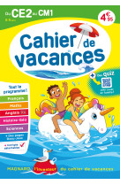 Cahier de vacances 2024, du ce2 vers le cm1 8-9 ans