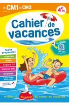 Cahier de vacances 2024, du cm1 vers le cm2 9-10 ans