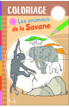 Les animaux de la savane - coloriage