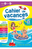 Cahier de vacances 2024, de la 6e vers la 5e