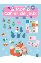 Mon cahier de jeux: l'hiver