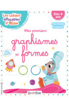 Les cahiers effacables olive - mes premiers graphismes et formes