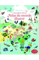 Atlas du monde illustre - documentaires en autocollants