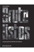 Brutalistes - les plus grands architectes du brutalisme - illustrations, noir et blanc