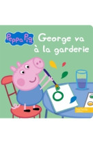 Peppa pig george va a la garderie