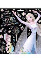 Cartes a gratter reine des neiges 2 holographique