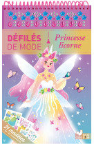 Princesse licorne - bloc a spirale