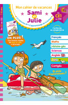 Cahier de vacances sami et julie du ce1 au ce2