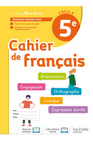 Cahier de francais cycle 4/5e - cahier d'activites - ed. 2022