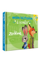 Zootopie - mon histoire a ecouter - livre c d - disney