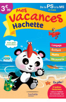 Mes vacances hachette ps/ms