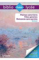 Recueils poetiques ed 2021 poemes saturniens fetes galantes romances..