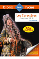 Les caracteres livre v a xi bac 2022