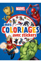 Marvel mes coloriages avec stickers