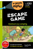 Escape game du ce2 au cm1 aventure au camping