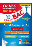 Mes 4 epreuves du bac fiches tle 2021 ses/hggsp/philo/oral