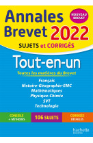 Annales brevet 2022 tout-en-un