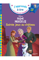 Reine des neiges, soiree jeux au chateau cp niveau 3