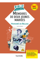 Memoires de deux jeunes mariees  ed 2022 special bac